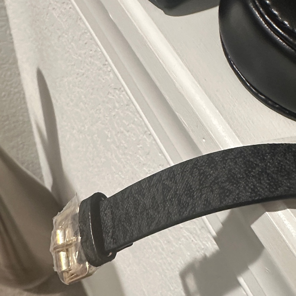 Michael Kors Black Pouch Belt Set - Picture 4 of 6